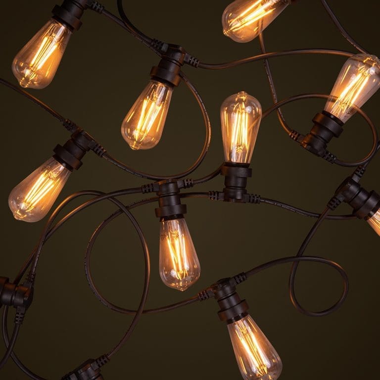 Commercial Festoon String Lighting System Outdoor Festoon Lights